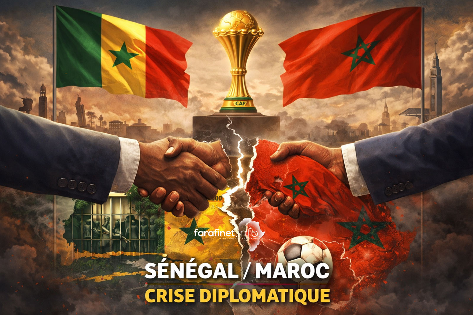 Crise CAN 2025 Sénégal Maroc tensions diplomatiques football africain CAF